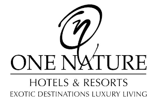 ON ONE NATURE HOTELS & RESORTS EXOTIC DESTINATIONS LUXURY LIVING logo