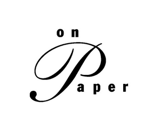 ON PAPER logo