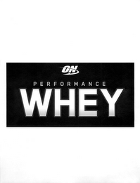 ON PERFORMANCE WHEY logo