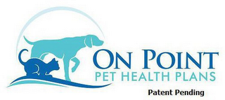 ON POINT PET HEALTH PLANS PATENT PENDING logo