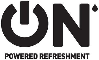 ON POWERED REFRESHMENT logo