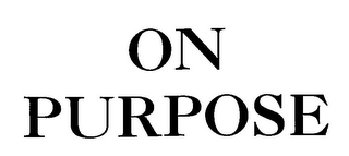 ON PURPOSE logo