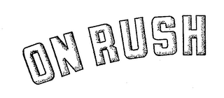 ON RUSH logo