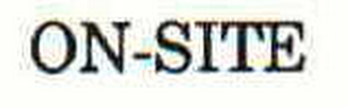 ON-SITE logo