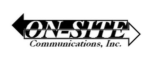 ON-SITE COMMUNICATIONS, INC. logo
