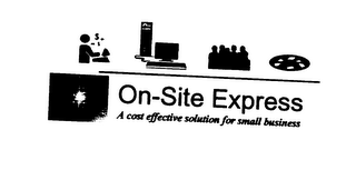 ON-SITE EXPRESS A COST EFFECTIVE SOLUTION FOR SMALL BUSINESS logo