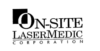 ON-SITE LASERMEDIC C O R P O R A T I O N logo