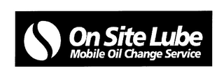 ON SITE LUBE MOBILE OIL CHANGE SERVICE logo