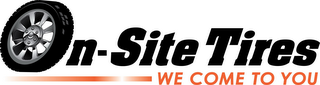ON-SITE TIRES WE COME TO YOU logo