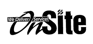 ON SITE WE DELIVER SERVICE! logo