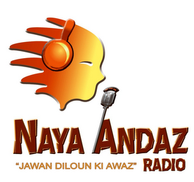 ON THE AIR NAYA ANDAZ RADIO "JAWAN DILOUN KI AWAZ" logo