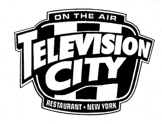 ON THE AIR TELEVISION CITY RESTAURANT NEW YORK logo