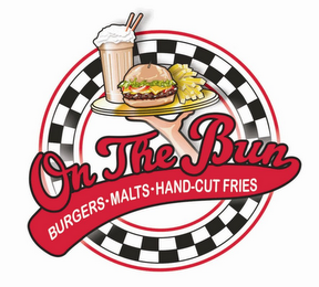 ON THE BUN BURGERS - MALTS - HAND-CUT FRIES logo