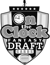ON THE CLOCK FANTASY DRAFT CARDS logo