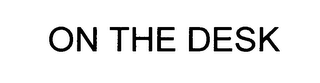 ON THE DESK logo