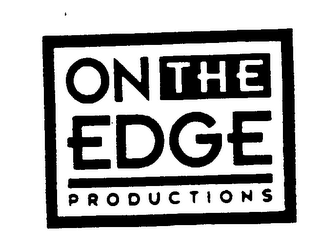 ON THE EDGE PRODUCTIONS logo