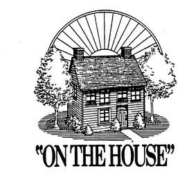 "ON THE HOUSE" logo