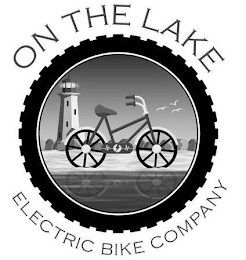 ON THE LAKE ELECTRIC BIKE COMPANY logo