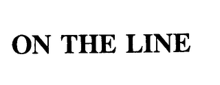 ON THE LINE logo