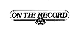 ON THE RECORD logo