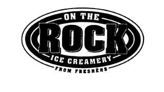 ON THE ROCK ICE CREAMERY FROM FRESHENS logo