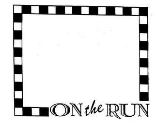 ON THE RUN logo