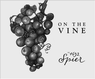 ON THE VINE EST. 1692 SPIER logo