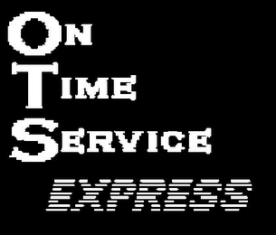 ON TIME SERVICE EXPRESS logo