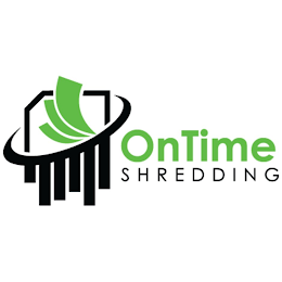 ON TIME SHREDDING logo