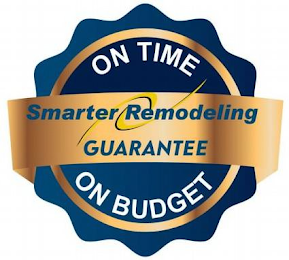 ON TIME SMARTER REMODELING GUARANTEE ON BUDGET logo
