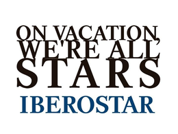 ON VACATION, WE'RE ALL STARS IBEROSTAR logo