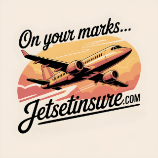 ON YOUR MARKS... JETSETINSURE.COM logo