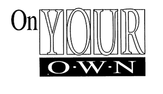 ON YOUR OWN logo