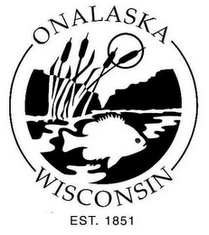 ONALASKA WISCONSIN EST. 1851 logo