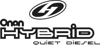 ONAN HYBRID QUIET DIESEL logo