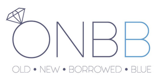 ONBB OLD · NEW · BORROWED · BLUE logo