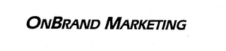 ONBRAND MARKETING logo