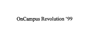 ONCAMPUS REVOLUTION '99 logo