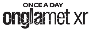 ONCE A DAY ONGLAMET XR logo