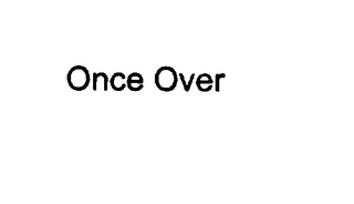 ONCE OVER logo