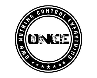 ONCE OWN NOTHING CONTROL EVERYTHING logo