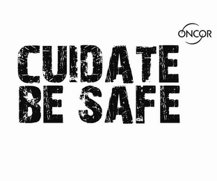 ONCOR CUIDATE BE SAFE logo