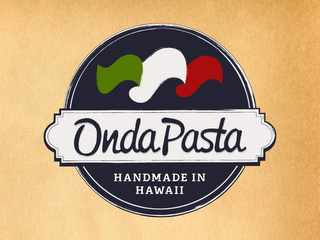 ONDA PASTA HANDMADE IN HAWAII logo