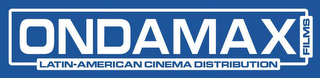 ONDAMAX LATIN-AMERICAN CINEMA DISTRIBUTION FILMS logo