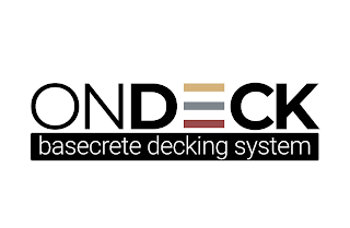 ONDECK BASECRETE DECKING SYSTEM logo