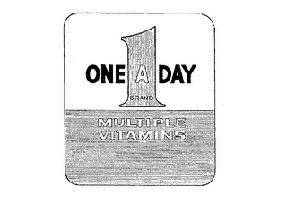 ONE 1 A DAY BRAND MULTIPLE VITAMINS logo