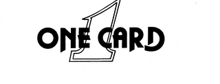 ONE 1 CARD logo