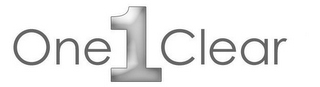 ONE 1 CLEAR logo