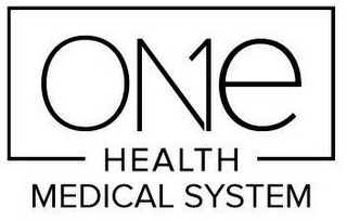 ONE 1 HEALTH MEDICAL SYSTEM logo