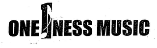 ONE 1 NESS MUSIC logo